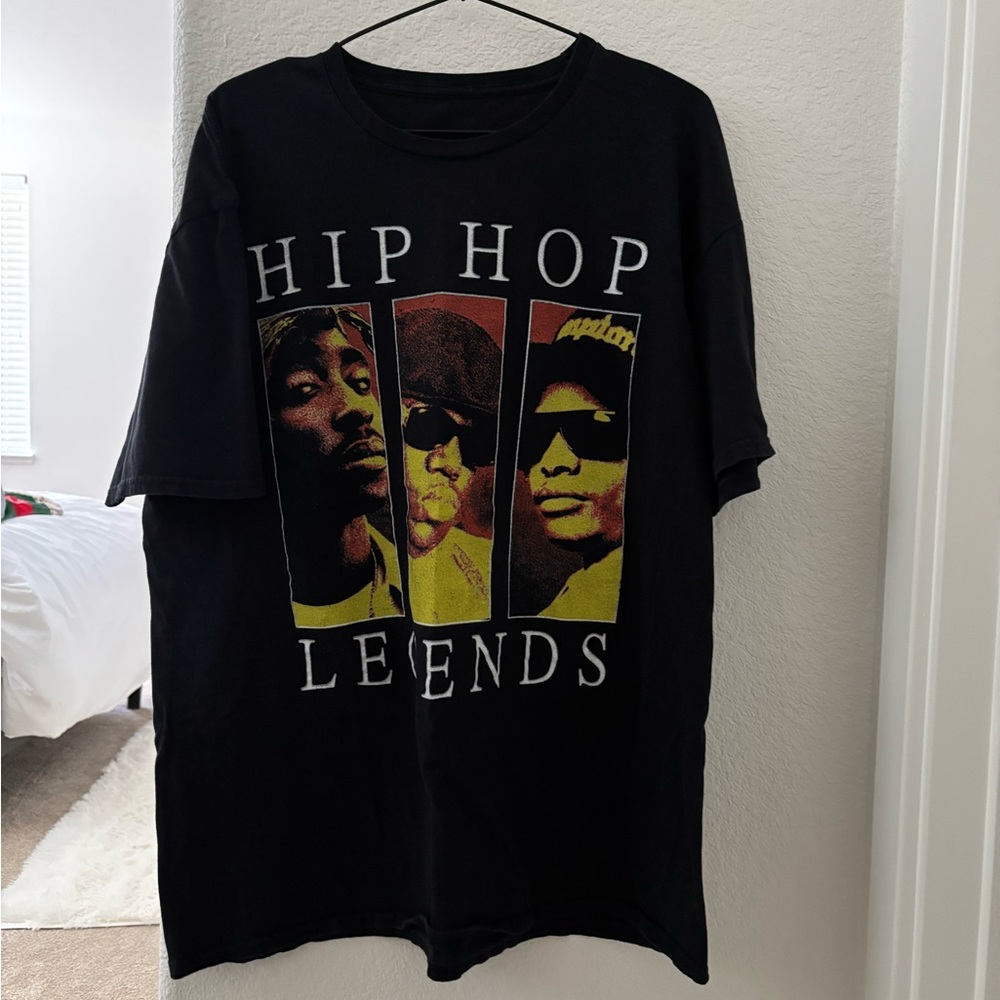 Black Hip Hop Legends Graphic T-Shirt